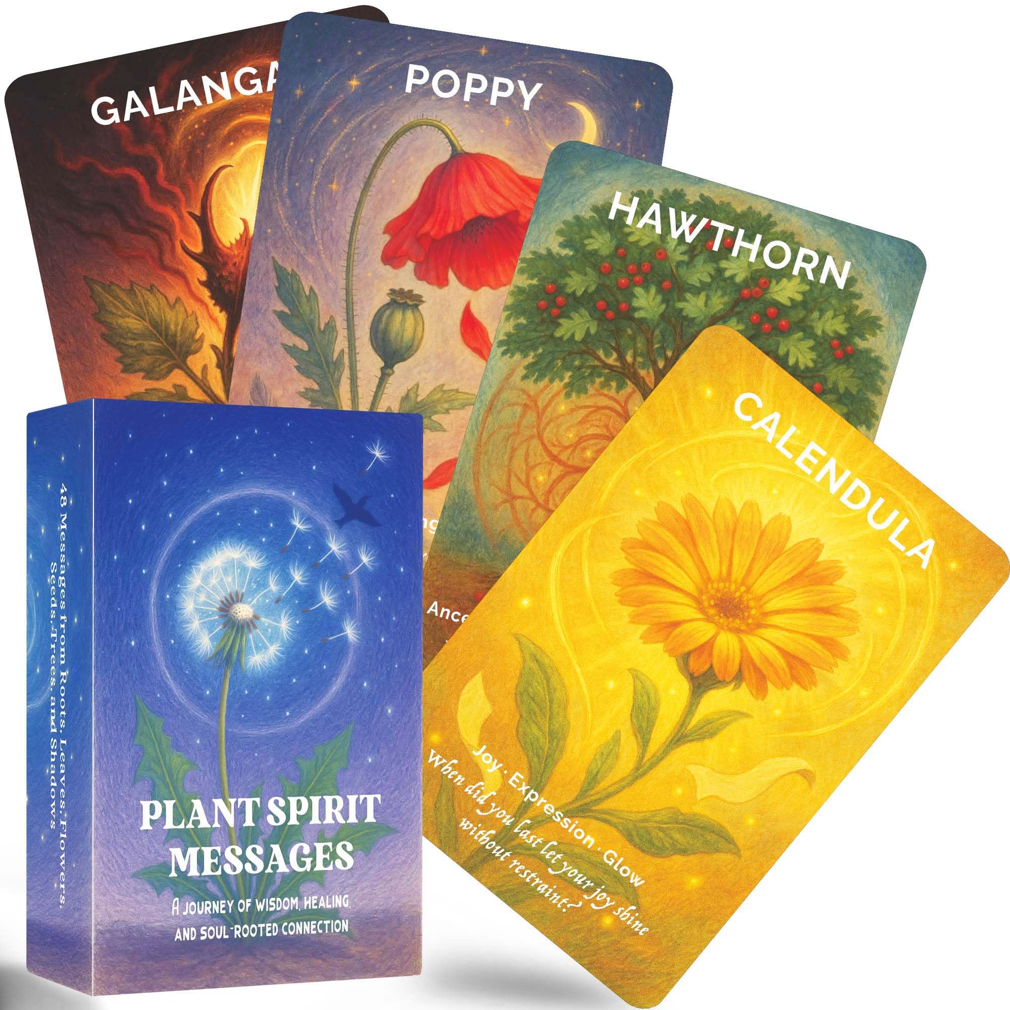 Amazon.com: DPEHAKMK Plant Spirit Oracle Deck, Oracle Cards for